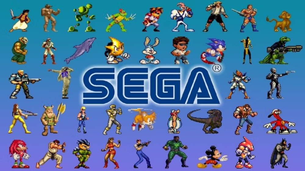 Sega - лого та відоміперсонажі