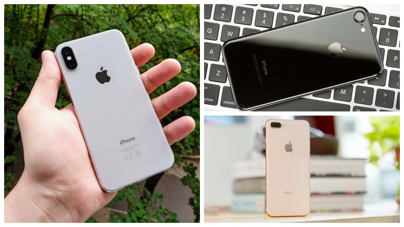 iPhone 7, iPhone 8, iPhone X