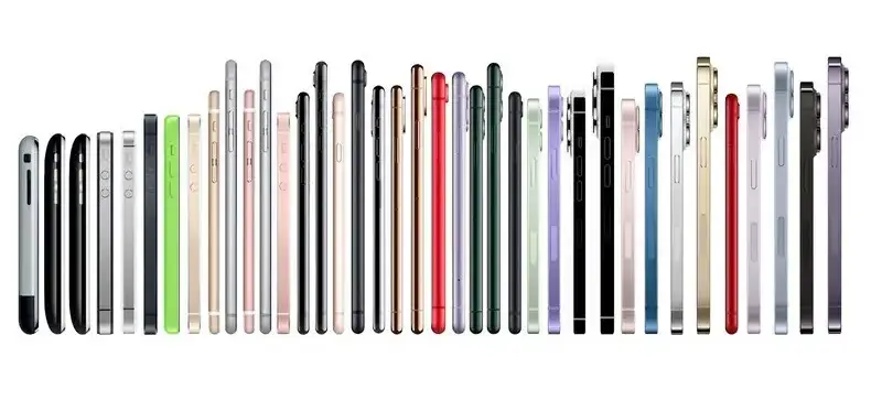 Еволюція iPhone - модельний ряд